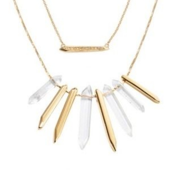 Stella & Dot Rebel Cluster Necklace - Picture 2 of 4